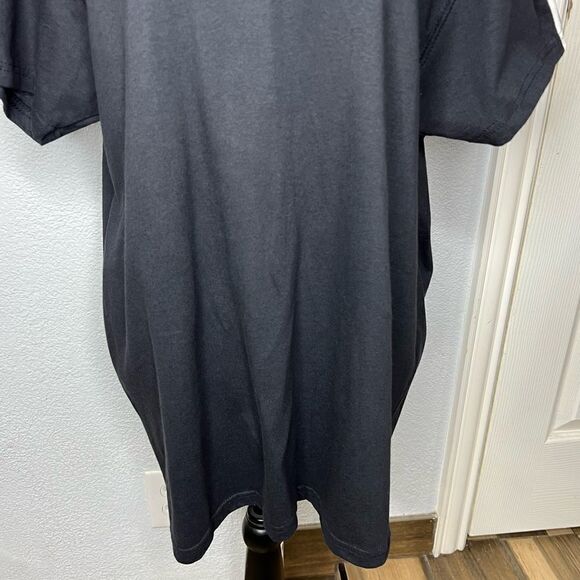 New! Adidas Pullover Crew Neck Men’s Tee Shirt Top Black Sz L - Picture 5 of 10